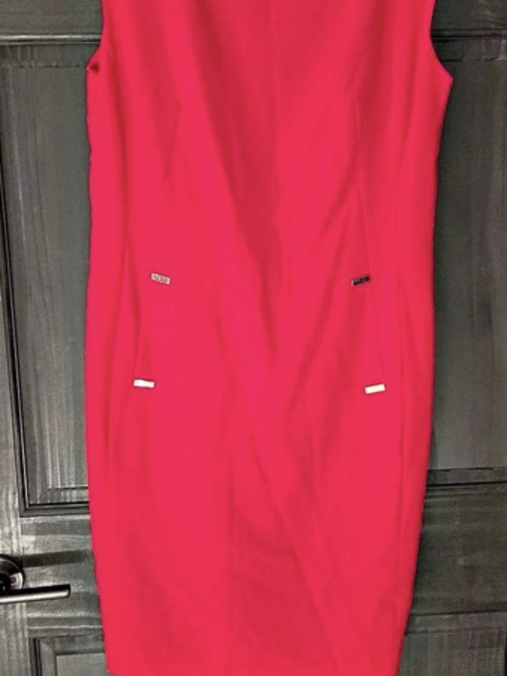 Calvin Klein Sleeveless Mini Dress in Pink Size 14 Like New